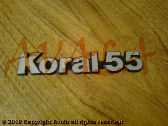 Auto oznaka "Koral 55" *10404212*