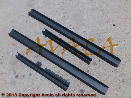 Seat rails with bottom reinforcement (set for one seat) *10803106*