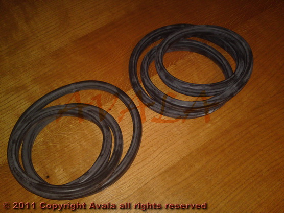 Rear side window gasket without grow for inserted trims pair *10804709*