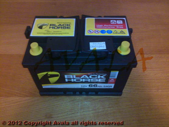 Akumulator 12V 66Ah +D 540A Black Horse *10901040*