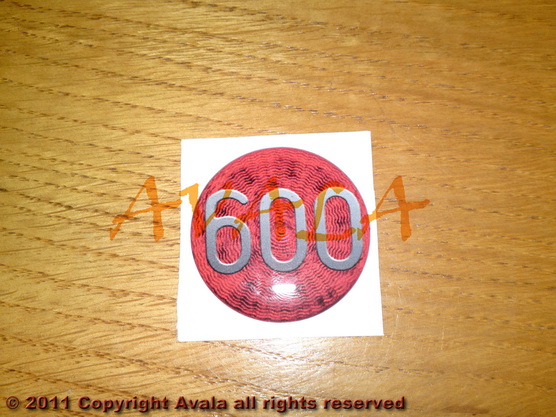 Stiker okrugli 36mm "600" *10902270*