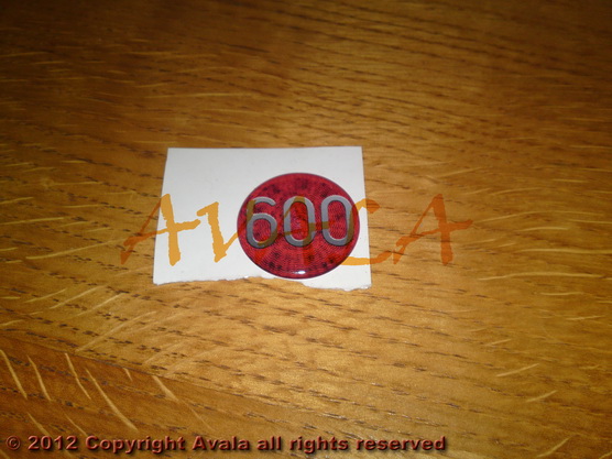 Stiker okrugli 30mm "600" *10902346*
