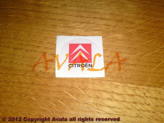 Sticker 30mm "Citroen" (old emblem) *10902360*