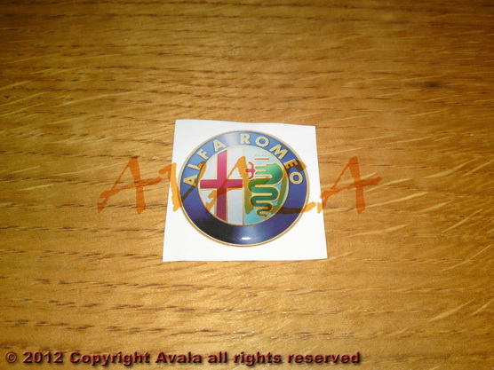Stiker okrugli 30mm \"Alfa Romeo\" *10902369*