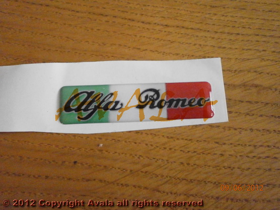 Sticker 67x17mm \"Alfa Romeo\" *10902385*