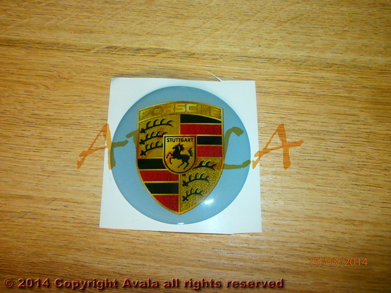 Stiker okrugli 57mm \"Porsche\" *10902531*
