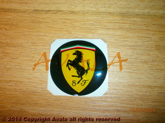 Stiker okrugli 50mm "Ferrari" *10902541*