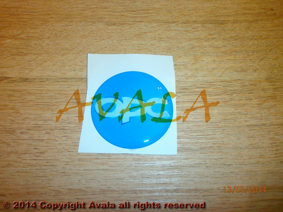 Stiker okrugli 50mm "OPC" (plavi) *10902548*