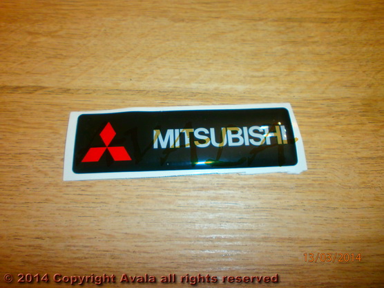 Stiker 100x30mm "MITSUBISHI" *10902556*