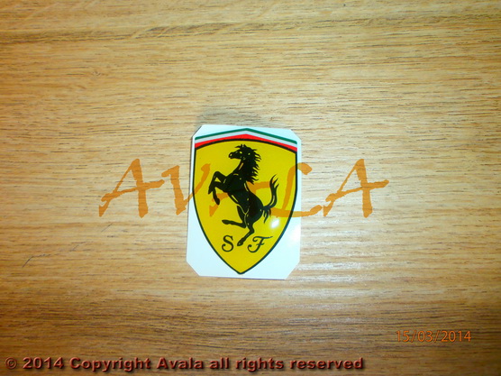 Stiker 33x46mm \"Ferrari\" *10902560*
