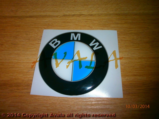 Stiker okrugli 80mm "BMW" *10902725*