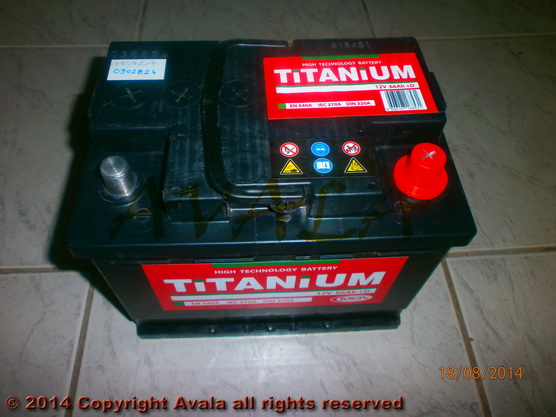 Akumulator 12V 66Ah +D 540A Titanium *10902824*
