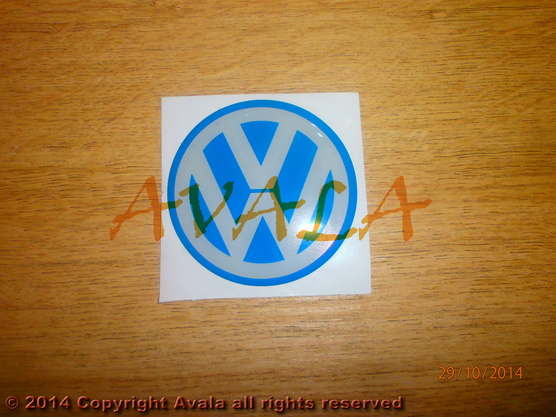 Stiker okrugli 60mm \"VW\" *10902857*