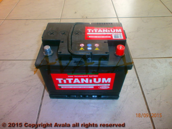 Akumulator 12V 55Ah +D 550A Titanium *10902967*