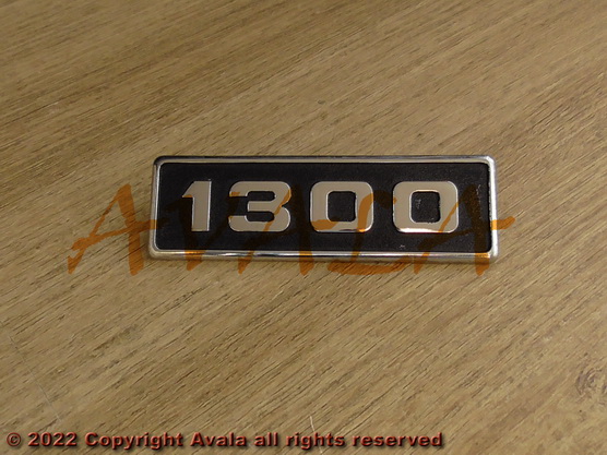 Auto oznaka "1300" metalna *10304718*