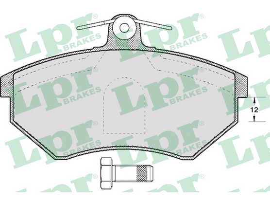 Brake pad set front, disc brake *11704161*