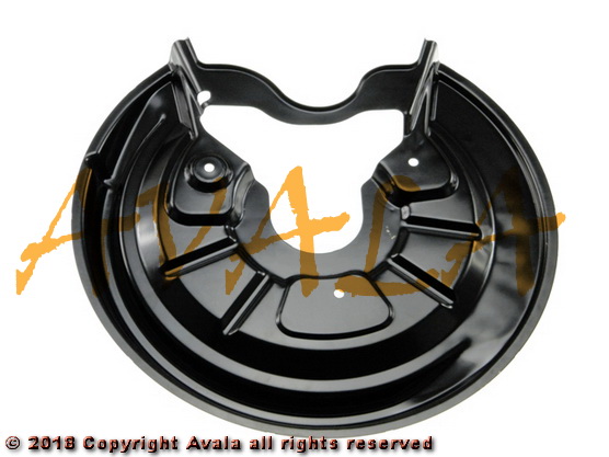 Splash panel brake disc (dust shield) rear left *11704473*