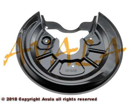 Splash panel brake disc (dust shield) rear right *11704474*