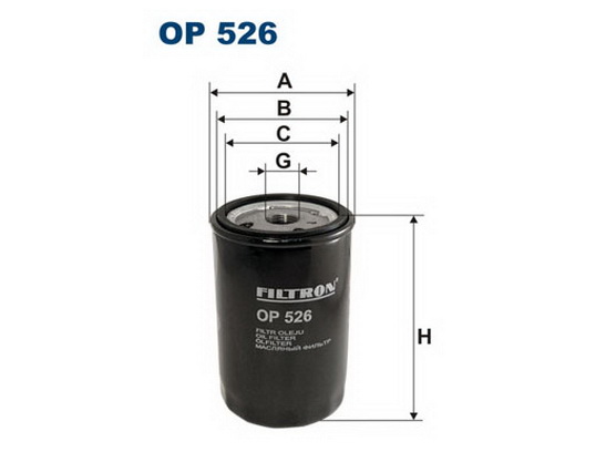 Oil filter *13101089*